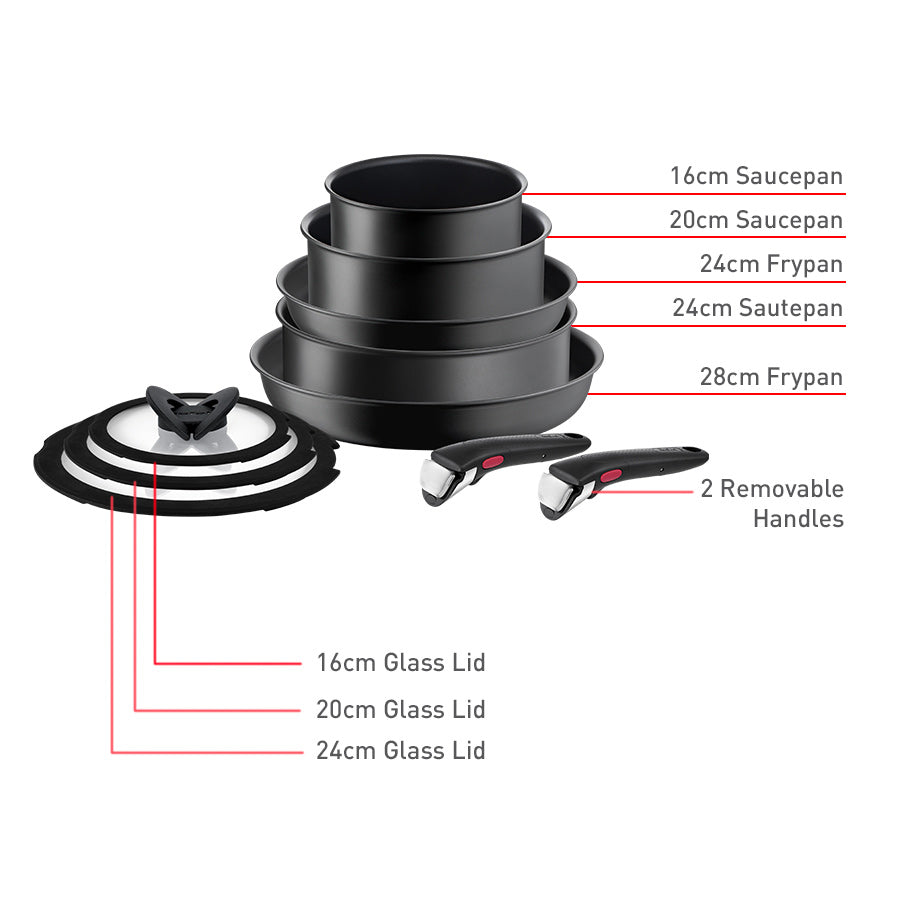 Tefal Ingenio Ultimate Non-Stick Induction 10pc Set