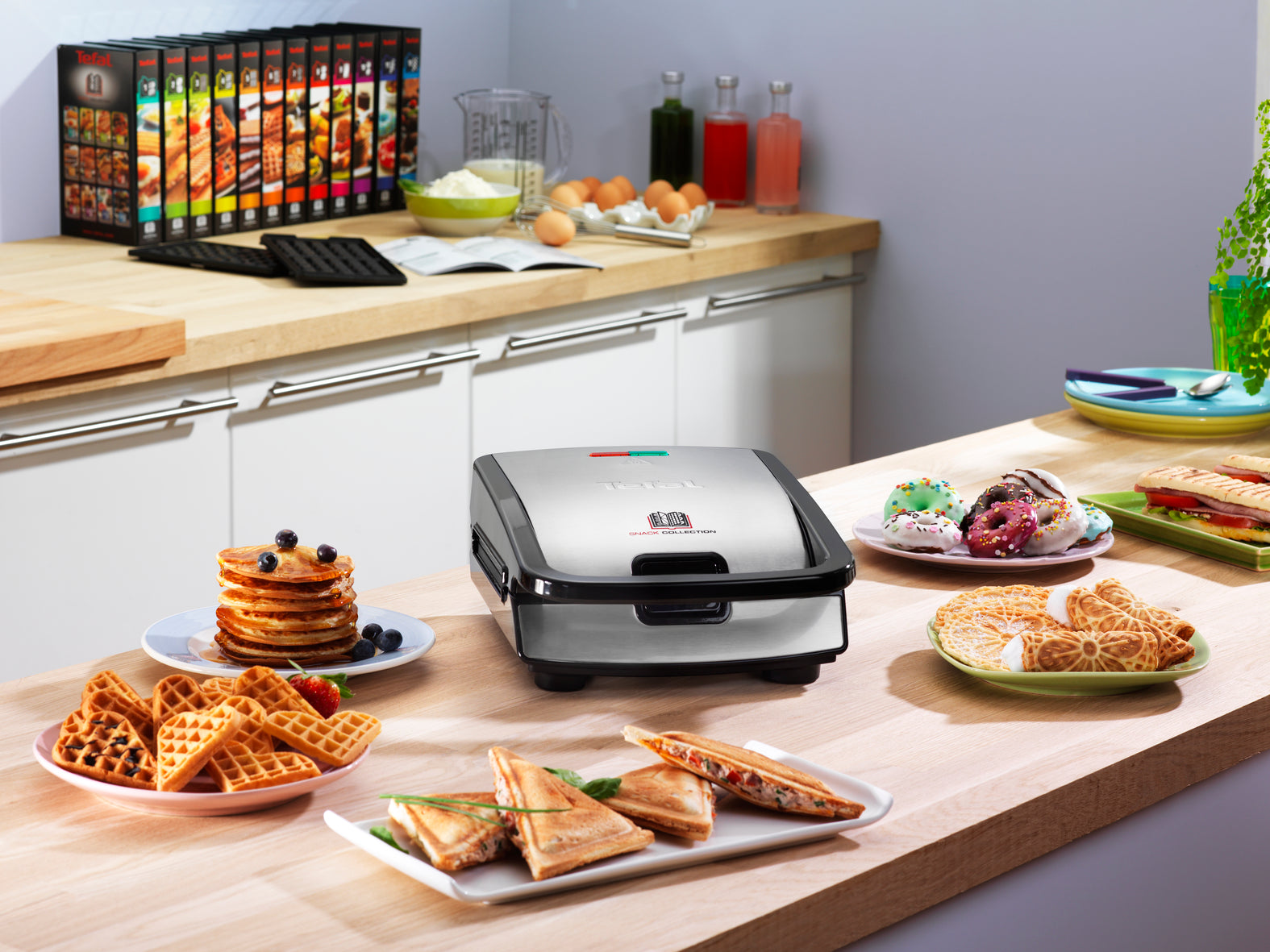 Tefal Snack Collection SW852 Sandwich and Waffle Maker