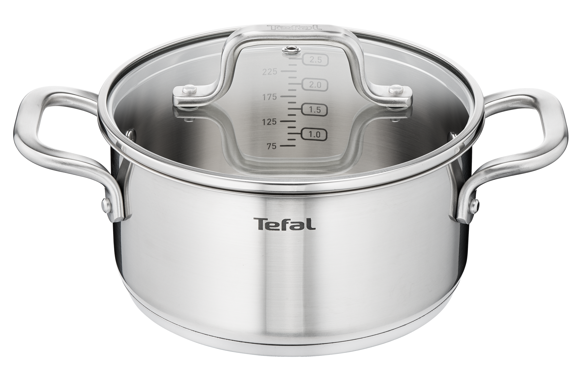 Tefal Virtuoso Stainless Steel Induction Stewpot 20cm/3.1L + Lid