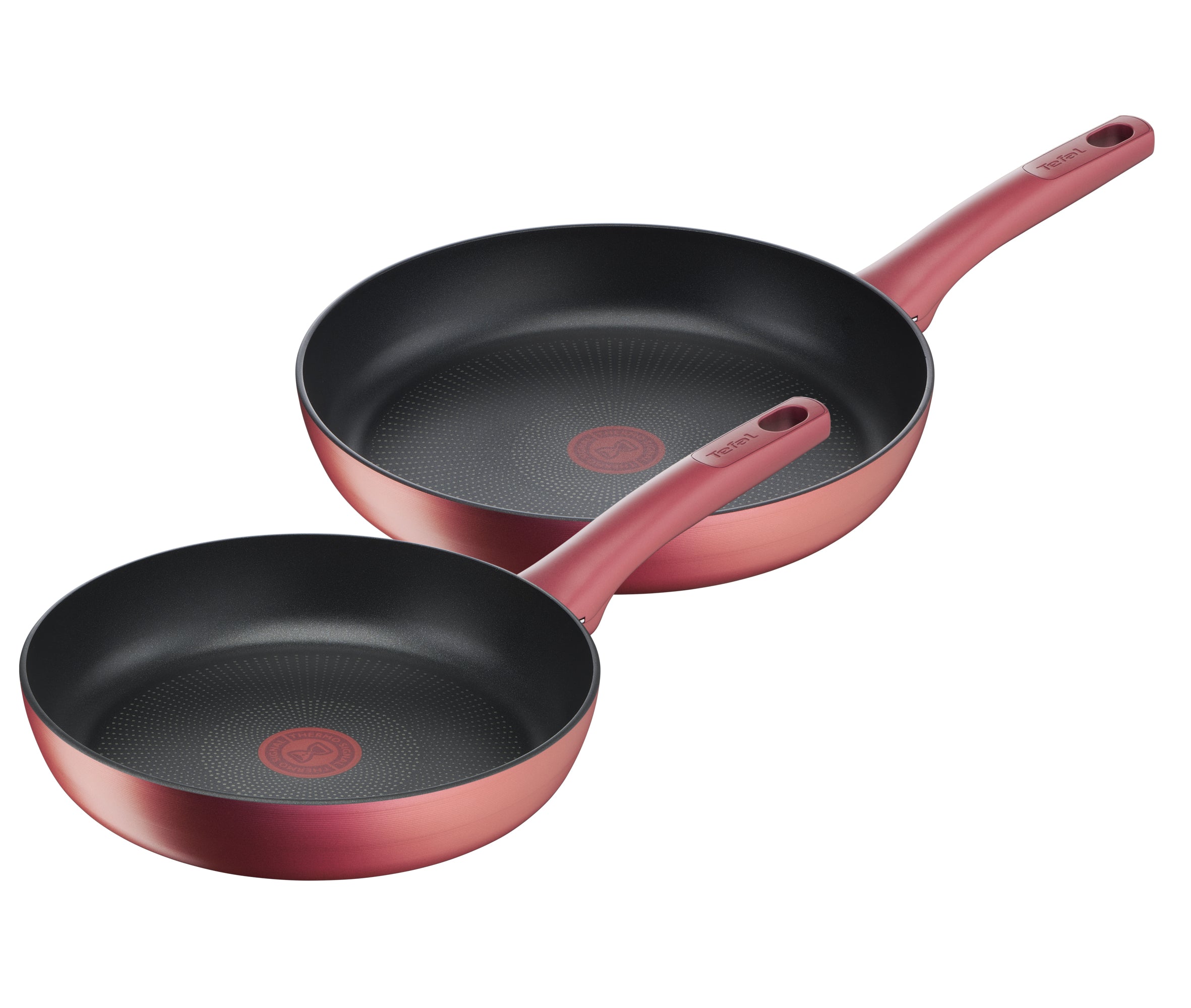 Tefal Perfect Cook Non-Stick Induction Twin Pack Frypan Set 24/28cm