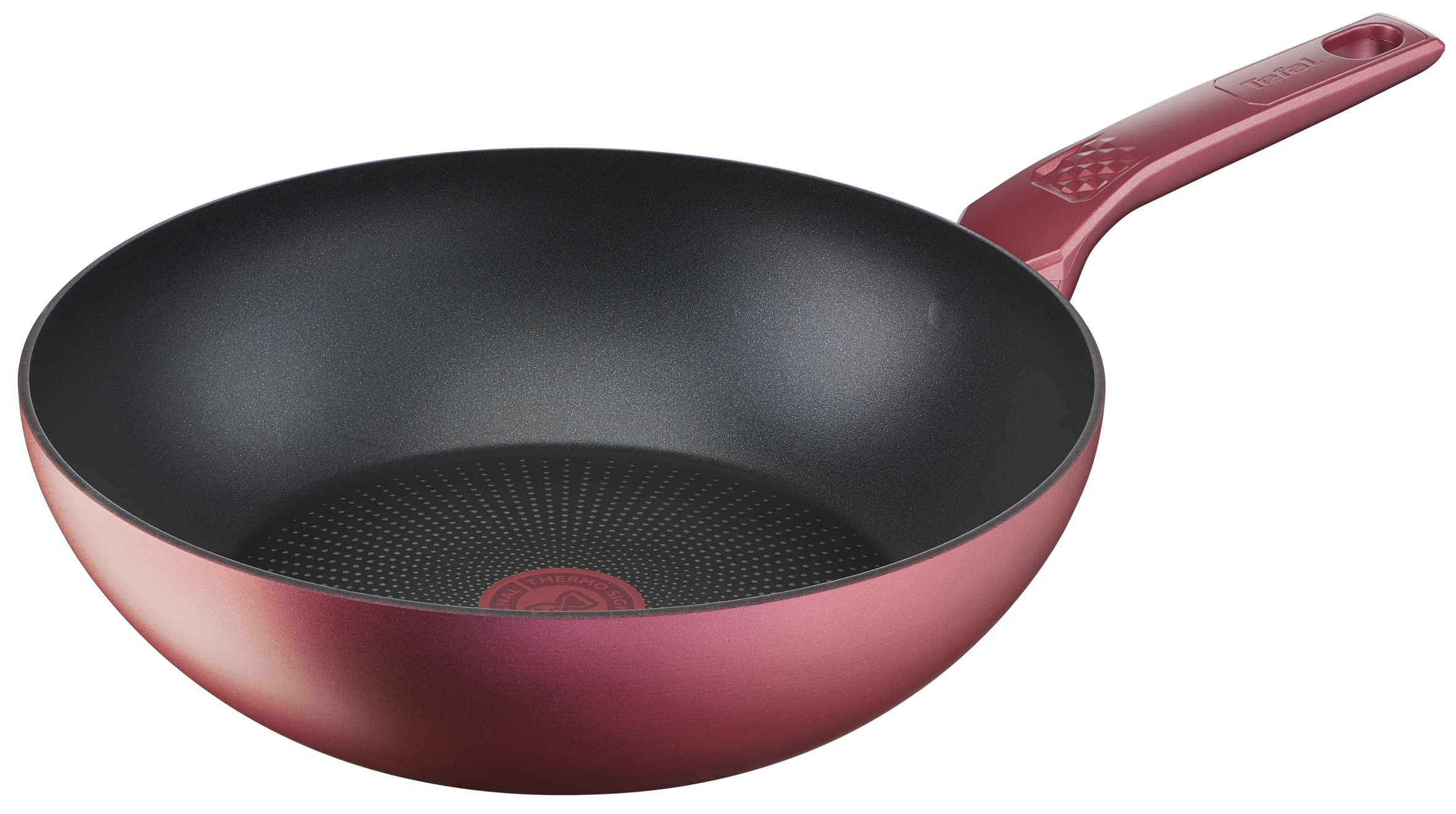 Tefal Daily Chef Red Non-Stick Induction Wok 28cm