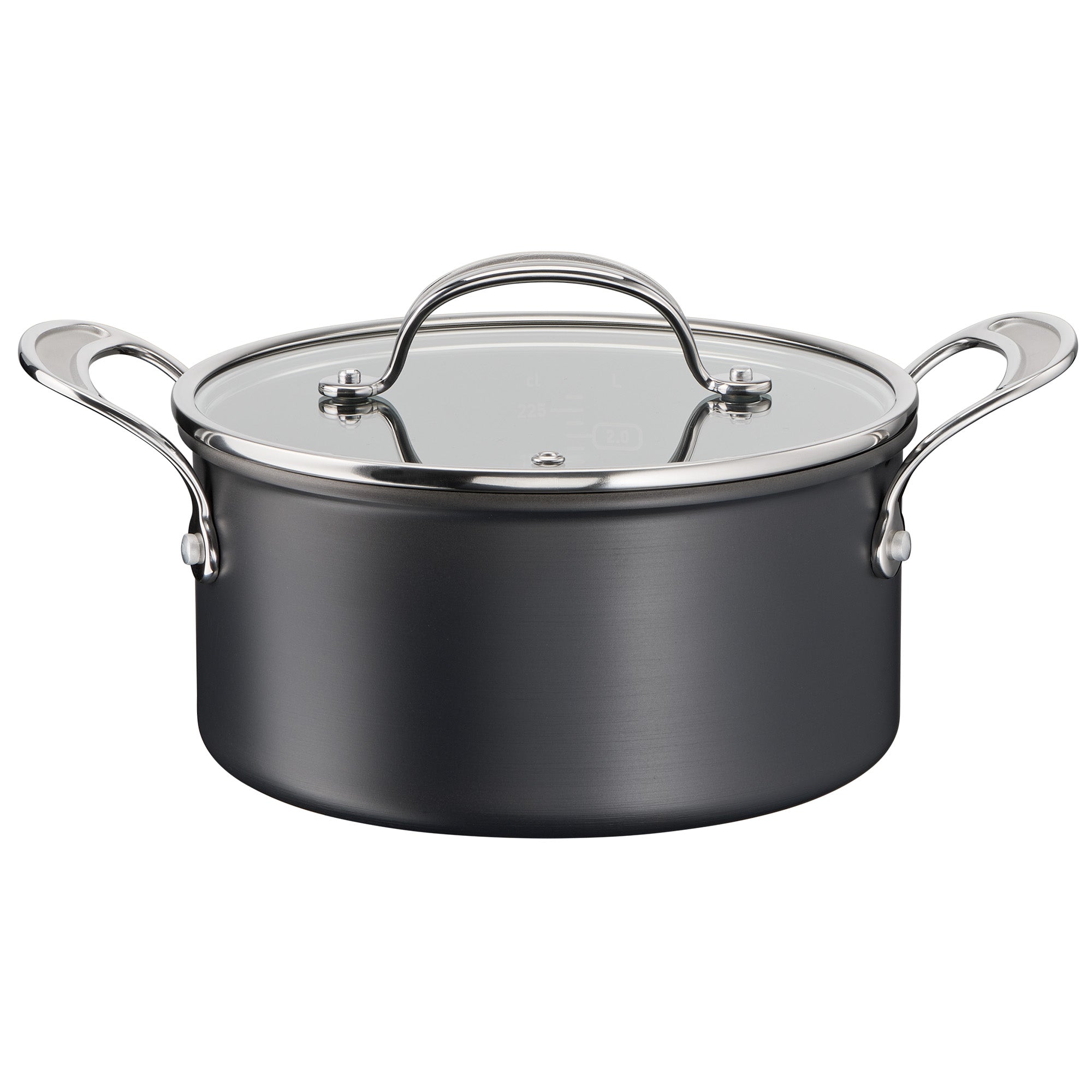 Jamie Oliver by Tefal Cooks Classic Non-Stick Induction Hard Anodised Stewpot + Lid 24cm/5L