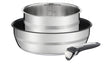 Jamie Oliver by Tefal Ingenio Stainless Steel Induction 3pc Pot Set