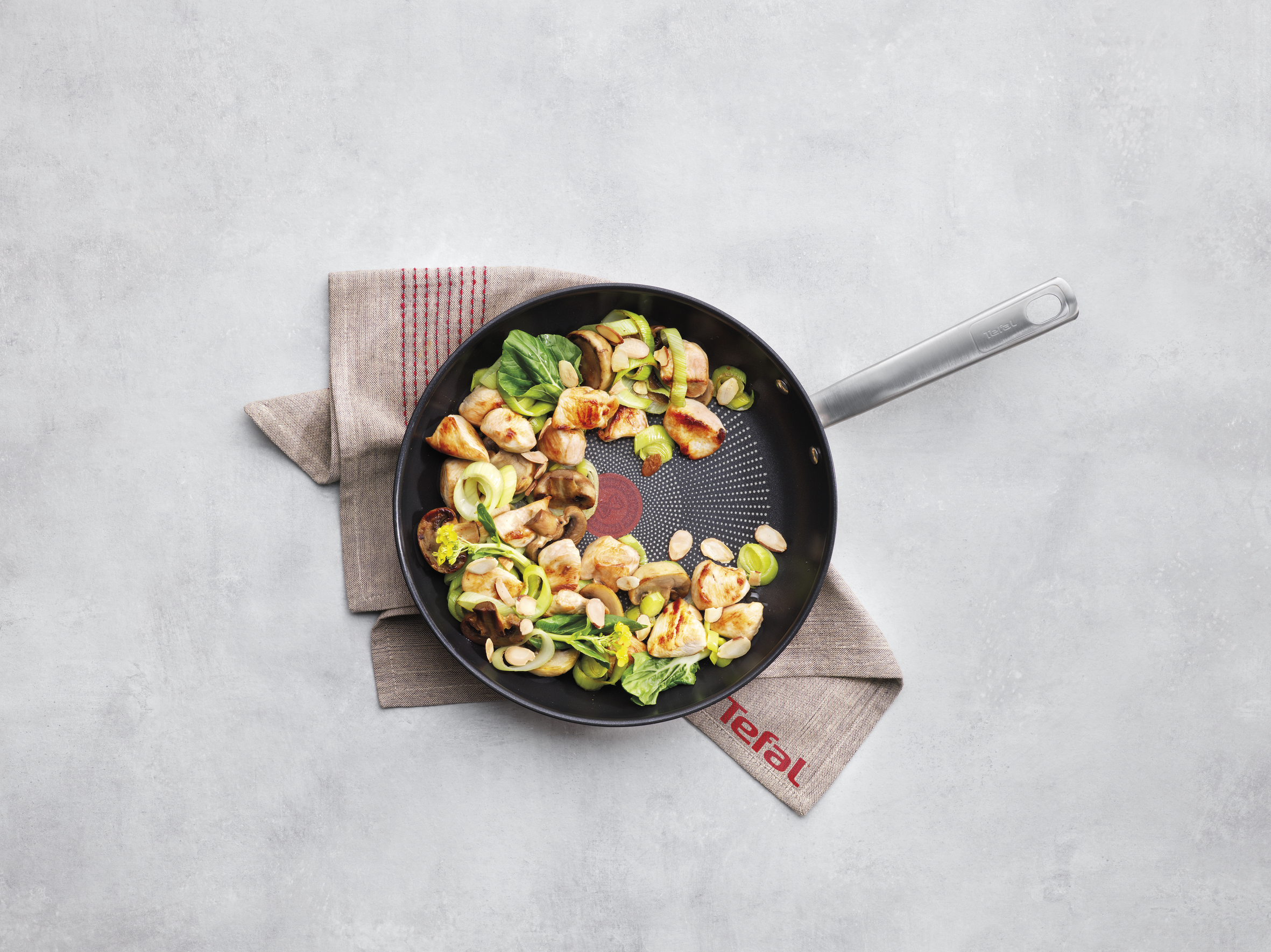 Tefal Virtuoso Stainless Steel Induction Frypan 28cm