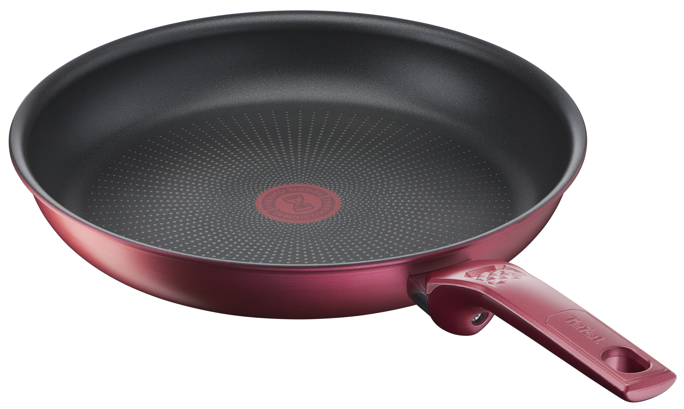Tefal Daily Chef Red Non-Stick Induction Twin Pack Frypan Set 22/28cm