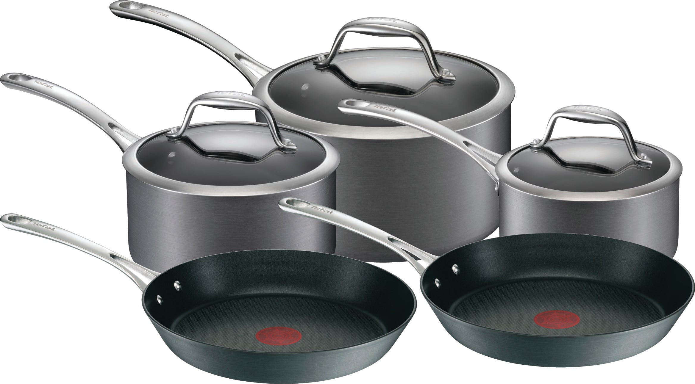 Tefal Gourmet Anodised Induction 5 Piece Set